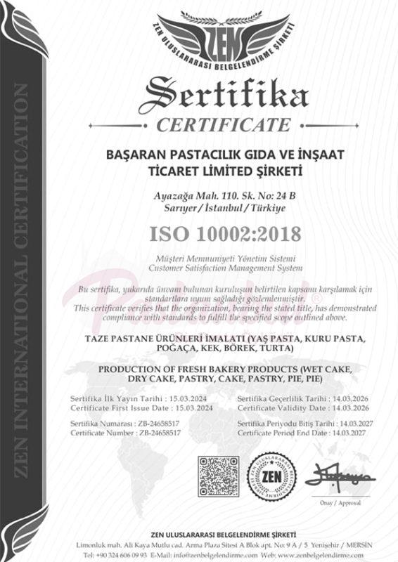 Donuk Pasta | Dondurulmuş Pasta